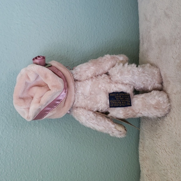 Alouetta de Grizetta •Boyds Bears & Friends•  Pink Velvet Rose Hat Ribbon, NWT - Picture 4 of 10